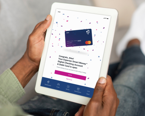 Experian Smart Money™ Digital Checking Account & Debit Card (Photo: Business Wire)