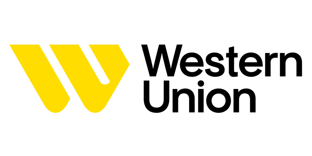WesternUnion primarylockup Yellow blk