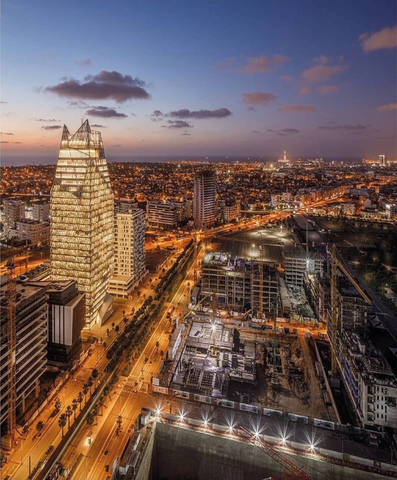 A view of Casablanca Finance City (Credits: Alessio Mei)