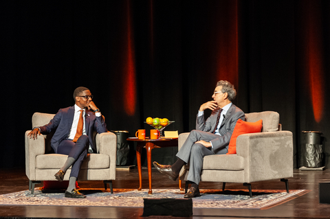 thumbnail United Way of Greater Cleveland hosted The Freakonomics of Cleveland: A Conversation with Stephen Dubner on Tuesday, October 3, 2023 in partnership with The City Club of Cleveland. Ideastream Public Media, and Playhouse Square. Following Dubner's keynote address to the audience of 800, Mayor Bibb joined him onstage to continue discussing economic mobility opportunities across the city and throughout the region. Dubner is co-author of the best-selling Freakonomics book series, which inspired the weekly podcast Dubner hosts, Freakonomics Radio, and led to the creation of a podcast network, The Freakonomics Radio Network. Mayor Bibb, the 58th Mayor of Cleveland, is working to improve public safety, invest in neighborhoods, and modernize City Hall. He was born and raised on Cleveland’s southeast side in the Mt. Pleasant neighborhood. Over the past 15 years, Mayor Bibb has worked in government, business, and the nonprofit sector as an executive and nonprofit leader. (Photo: Business Wire)