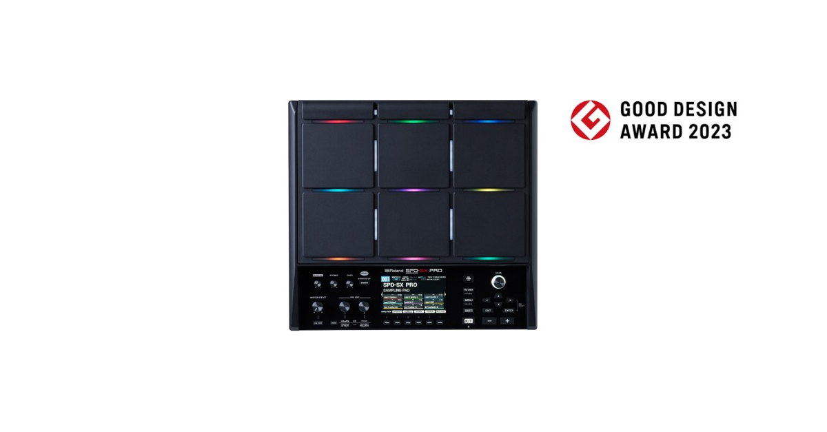 Roland SPD-SX PRO Receives GOOD DESIGN AWARD 2023 Accolades