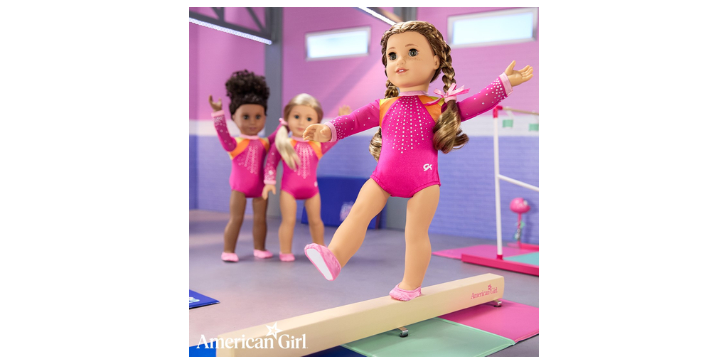 American Girl® Lila's™ Matching Gymnastics Practice Leotard for