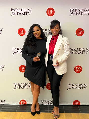 Britt Smith and Deidra Parrish Williams recognized as 2023 Women on the Rise by Paradigm for Parity®. (Photo: Business Wire)