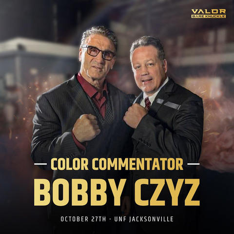 Former Boxing World Champion Bobby Czyz Joins Valor Bare Knuckle 2 as Color Commentator (Photo: Business Wire)