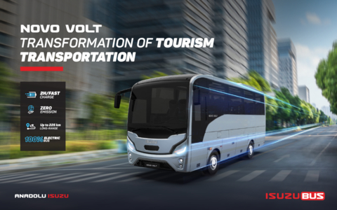 Allison Transmission has partnered with Anadolu Isuzu to integrate the new Allison eGen Power® 85S e-Axle into the Isuzu Novo VOLT, a fully electric 8-meter midi bus unveiled at the Busworld Europe trade show in Brussels. (Photo: Business Wire)