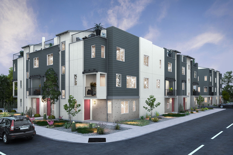 Exterior rendering of The Dawson new home community. (Graphic: Business Wire)