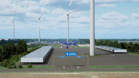 One Energy’s Megawatt Hub can serve thousands of electric semi-trucks (Photo: Business Wire)