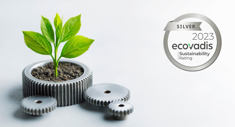 original Mérieux NutriSciences Earns EcoVadis Silver Medal (Graphic: Business Wire)