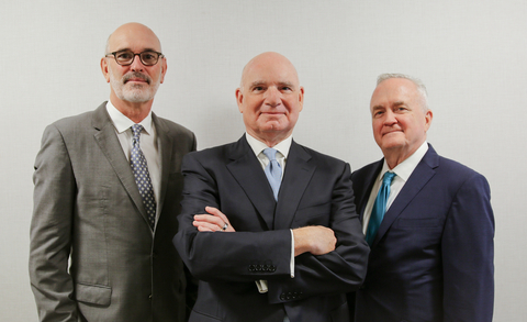 Seabury Aviation Partners Leadership (L-R): Henri Courpron, Co-Chairman; John E. Luth, Chairman and Chief Executive Officer; Michael Cox, Co-Chairman. (Photo: Business Wire)