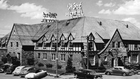 The Wort Hotel (1941) Jackson, Wyoming. Credit: Historic Hotels of America and The Wort Hotel.
