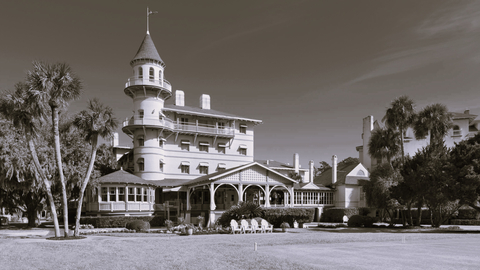 Jekyll Island Club Resort (1887) Jekyll Island, Georgia. Credit: Historic Hotels of America and Jekyll Island Club Resort.
