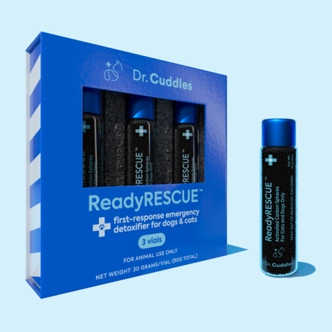 Dr. Cuddles introduces ReadyRESCUE to provide at-home lifesaving treatment for pets who accidentally ingest toxins. (Photo: Business Wire)