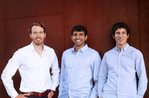 From left to right, Cleanlab co-founders Curtis Northcutt, Anish Athalye, and Jonas Mueller. (Photo: Business Wire)
