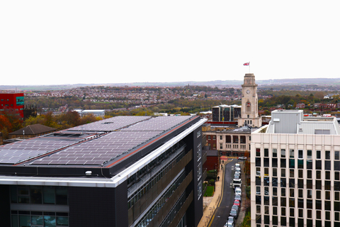 Ameresco announces completion of infrastructure redevelopment project with Barnsley Metropolitan Borough Council, designed to provide the Council with annual energy savings of around 2,085,537 kilowatt-hours and reduce carbon emissions by 529 tons.(Photo: Business Wire)
