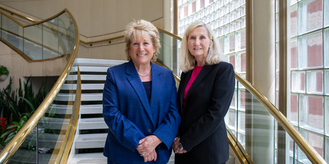 Karen L. Carnahan and Melanie W. Barstad, both members of the Board of Directors at Cintas Corporation, have been selected to WomenInc.'s 2023 Most Influential Corporate Board Directors list. (Photo: Business Wire)