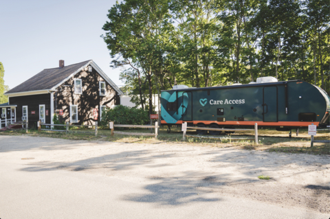 Care Access mobile research vehicle at Martha's Vineyard clinic. (Photo: Business Wire)