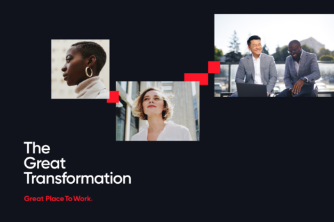 original The Great Transformation is a bold, three-year research initiative to build a blueprint for the future of work with 11 organizations known for being best workplaces around the world. (Photo: Business Wire)