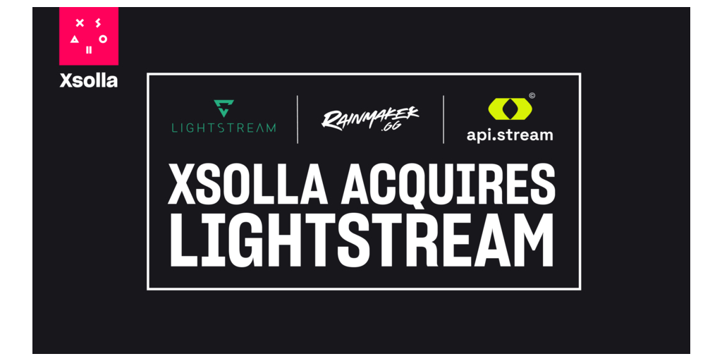 Xsolla annuncia l'acquisizione di Lightstream, Rainmaker e API.stream