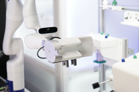 Multiply Labs proof of concept cell therapy manufacturing robots. (Photo: Business Wire)