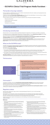 OLYMPIA Clinical Trial Program Media Factsheet