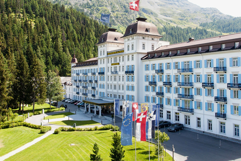 Grand Hotel des Bains Kempinski St. Moritz (1864) St. Moritz, Switzerland. Credit: Historic Hotels Worldwide and Grand Hotel des Bains Kempinski St. Moritz.