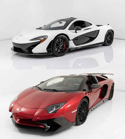 Sotheby’s Motorsport auctions off two luxury vehicles from the world-renowned Ikonick Collection. Legendary automotive collector, Barry Skolnick sells 2014 McLaren P1 and 2017 Lamborghini Aventador SV on the online marketplace. (Photo: Business Wire)