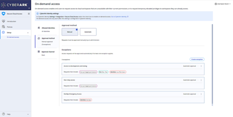 With CyberArk Secure Cloud Access users can configure context-based, automatic approval workflows to reduce the time it takes to troubleshoot critical situations. (Graphic: Business Wire)