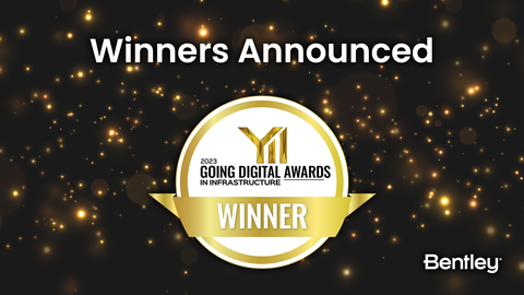 Bentley Systems anuncia os vencedores do Going Digital Awards in Infrastructure 2023