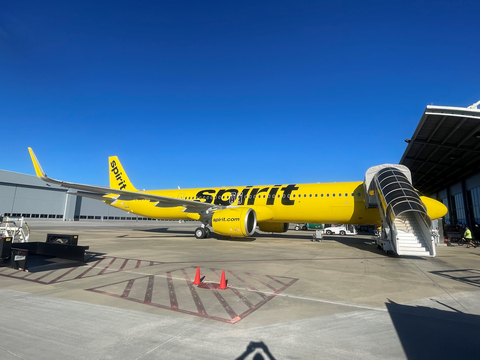 Airbus A321neo Aircraft on Long-Term Lease from Aviation Capital Group to Spirit Airlines. (Photo: Business Wire)
