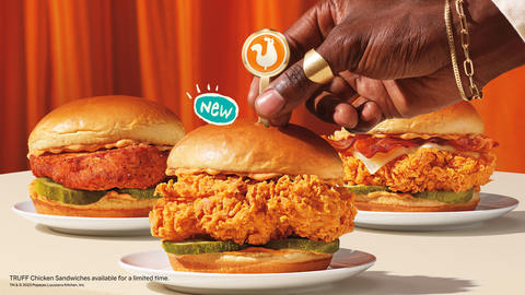 Culinary Trendsetters Popeyes® and TRUFF Launch the Spicy TRUFF Chicken Sandwich (Photo: Business Wire)
