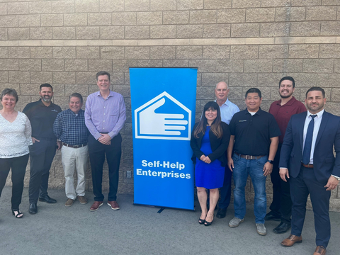 Tri Counties Bank awards Self-Help Enterprises with a $150,000 donation to fund a new Down Payment Assistance that support low- and moderate-income homebuyers in Stanislaus, Merced, Madera, Fresno, Tulare and Kern Counties. (Photo: Business Wire)