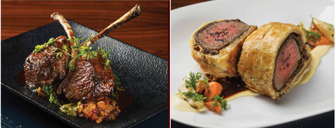 Menu items at Gordon Ramsay Steak (Photo: Business Wire)