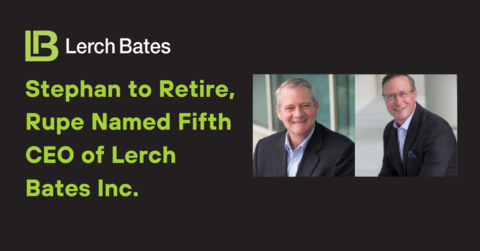 thumbnail Stephan to Retire, Rupe Named Fifth CEO of Lerch Bates Inc. | Bart Stephan (L), Eric Rupe (R) (Graphic: Business Wire)