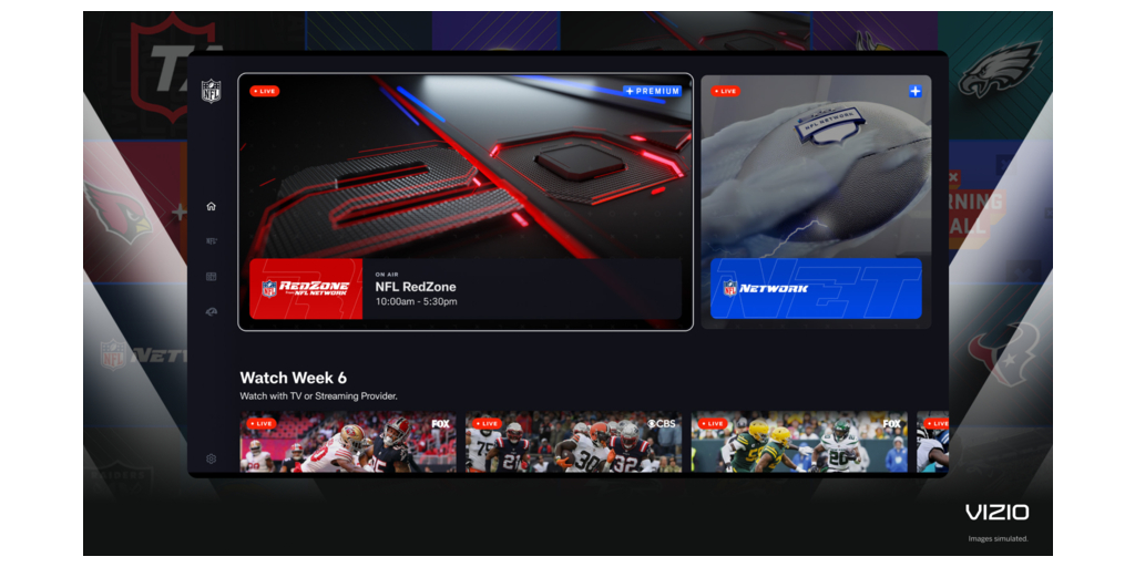 How can i get redzone on my smart tv online