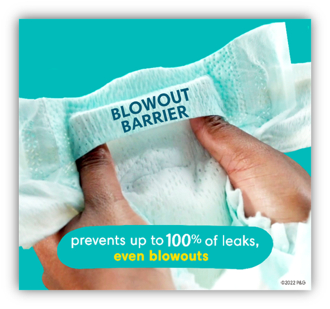 Blowout Barrier demonstration (Photo: Pampers)