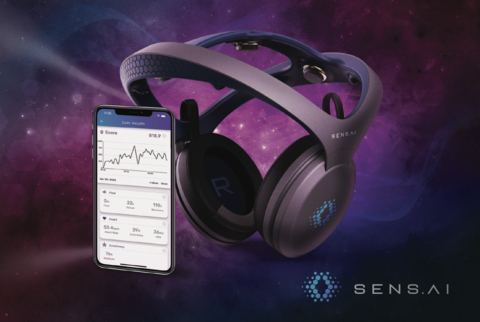 Sens.ai, the best-in-class brain training system, which includes a headset and gamified app experience. (Photo: Business Wire)