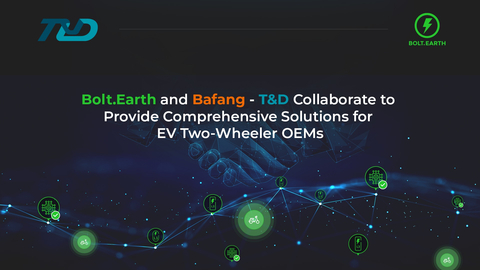 Bolt.Earth and Bafang - T&D Collaborate to Provide Comprehensive Solutions for EV Two-Wheeler OEMs (Graphic: Business Wire)