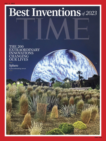The cover of the TIME Best Inventions issue (Photo: Business Wire)