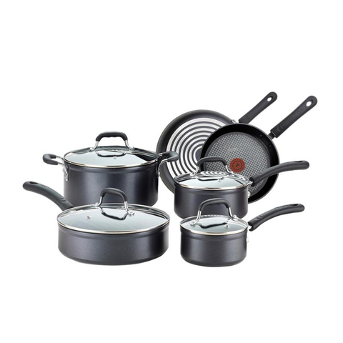 T-Fal 10-Pc. Forged Non-Stick Cookware Set (Photo: Business Wire)