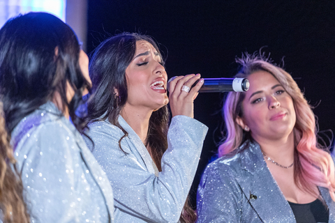 thumbnail Las Fenix perform for attendees at the St. Jude Promesa y Esperanza® seminar at St. Jude Children's Research Hospital. (Photo: Business Wire)
