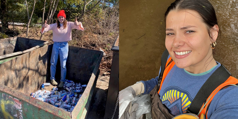 UGA students Elizabeth Finely (left) and Maci Willets (right), both of whom are pursuing a Bachelor of Arts in Ecology, are the two students currently working to earn Sustainability Certificates through the Yamaha Rightwaters Capstone Project. (Photo: Business Wire)