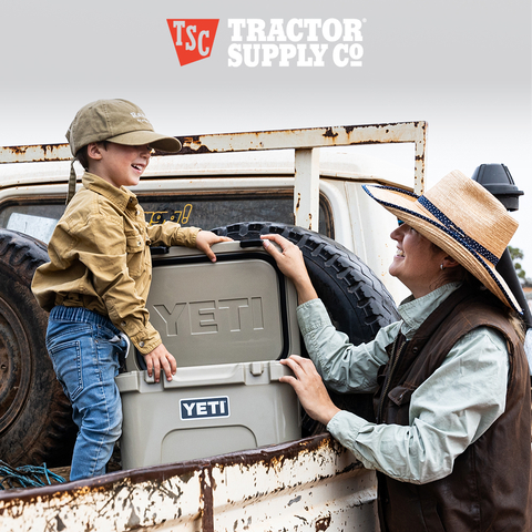 An assortment of YETI® products will begin rolling out at select Tractor Supply stores with a broader collection of YETI gear available online at tractorsupply.com. (Photo: Business Wire)