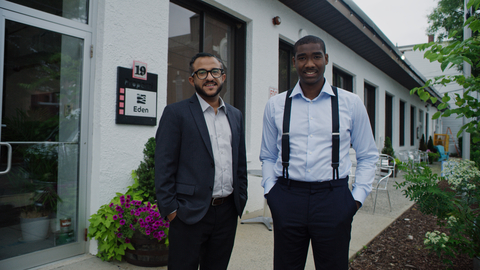 Eden co-founders Ammar Alali and Paris Smalls (Photo: Business Wire)