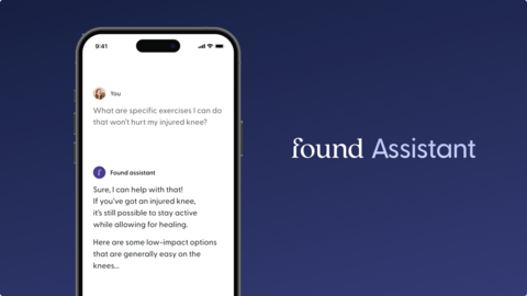Found Taps Generative AI to Power Instant Personalized Weight Guidance with Launch of Found Assistant. (Graphic: Business Wire)
