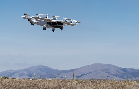 thumbnail Archer's Midnight eVTOL aircraft takes flight. (Photo: Business Wire)
