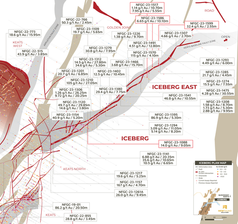 thumbnail Figure 2. Iceberg-Iceberg East plan view map (Graphic: Business Wire)