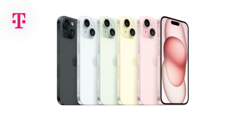 T-Mobile Unveils Wicked Good Holiday Offer Early: 4 iPhone 15s and 4 Lines for <money>$100</money>/mo (Photo: Business Wire)