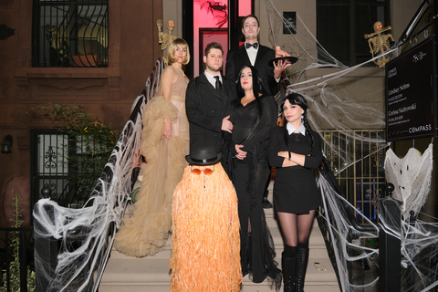original The Nelms Nadrowski Team standing outside the Sandstone building in Harlem; Sofia Wahlberg, Wes Miller, Mike Boone, Corissa Nadrowski, Lindsay Nelms, and Deborah Caplan (Photo: Business Wire)