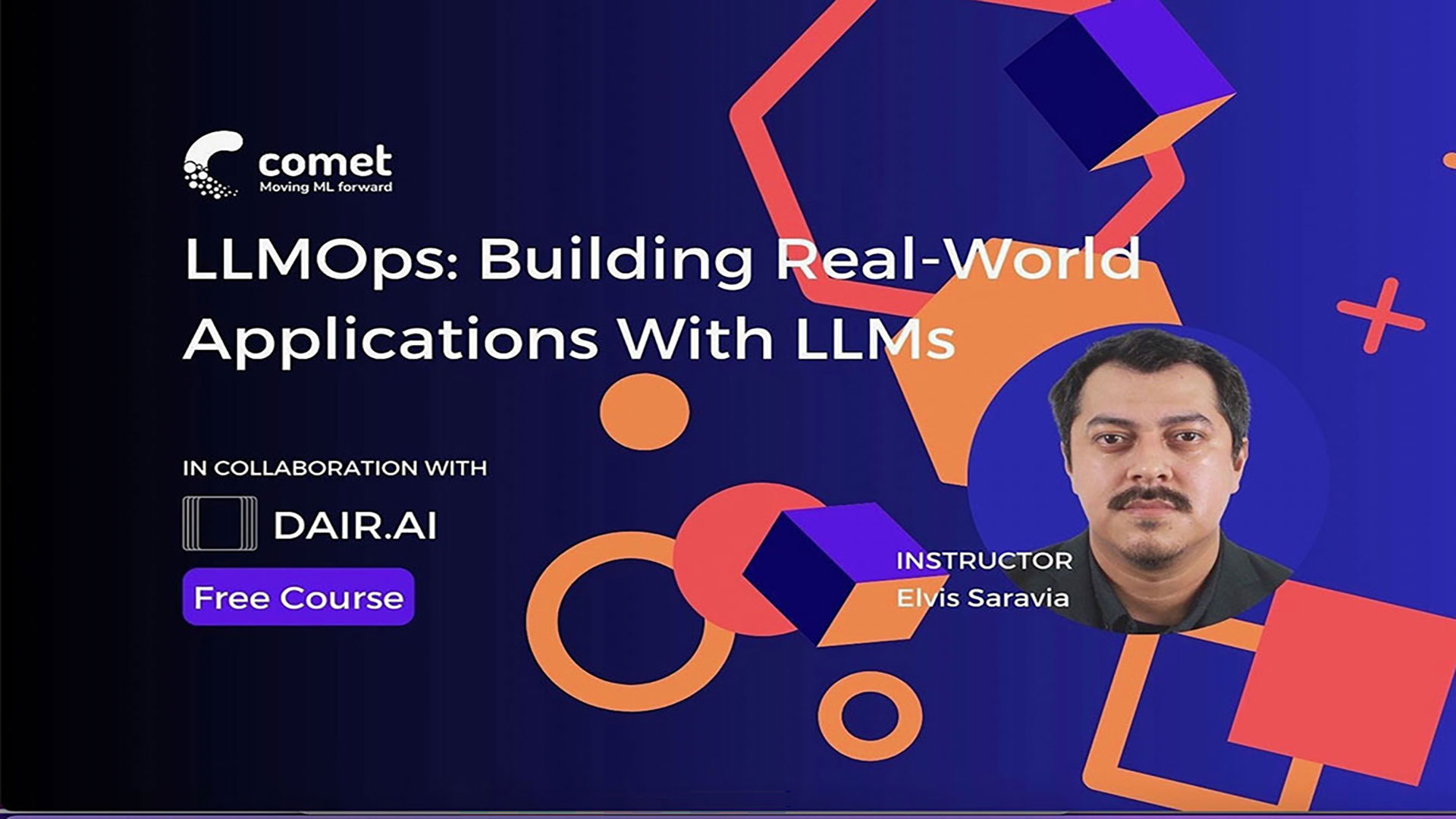 In a new course, LLMOps: Building Real-World Applications With Large Language Models, Comet breaks down the process of building LLMs for the real world with practical examples and use cases, such as how to build a reliable customer support chatbot, how to construct a clickbait detector from scratch, and how to deploy an LLM-powered evaluation system.