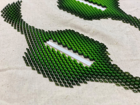 original 3D Material jetted logo applique for luxury designer footwear (Photo: AMGTA)